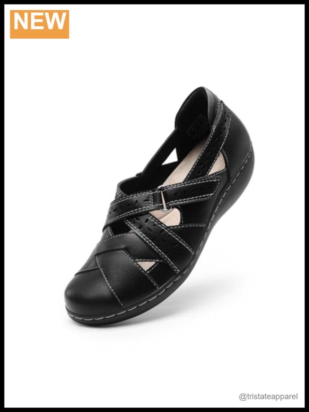 Dream Pairs Women's Sustainable PU Memory Foam Slip-On Loafers